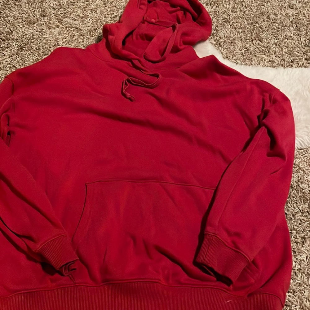 Red American eagle hoodie